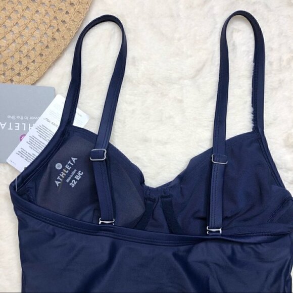 ATHLETA 32B/C Bra Cup Twister Tankini Underwire - Picture 5 of 6